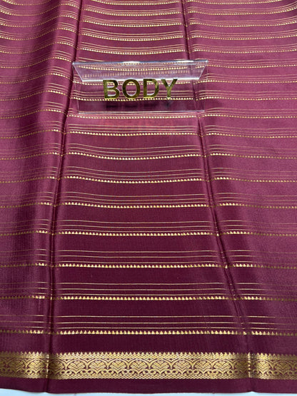 Pure Mysore Silk Saree.