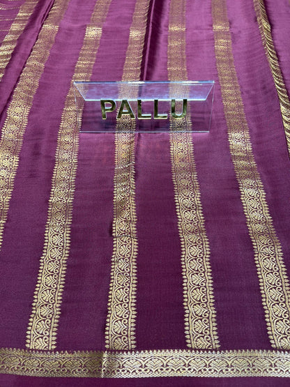 Pure Mysore Silk Saree.