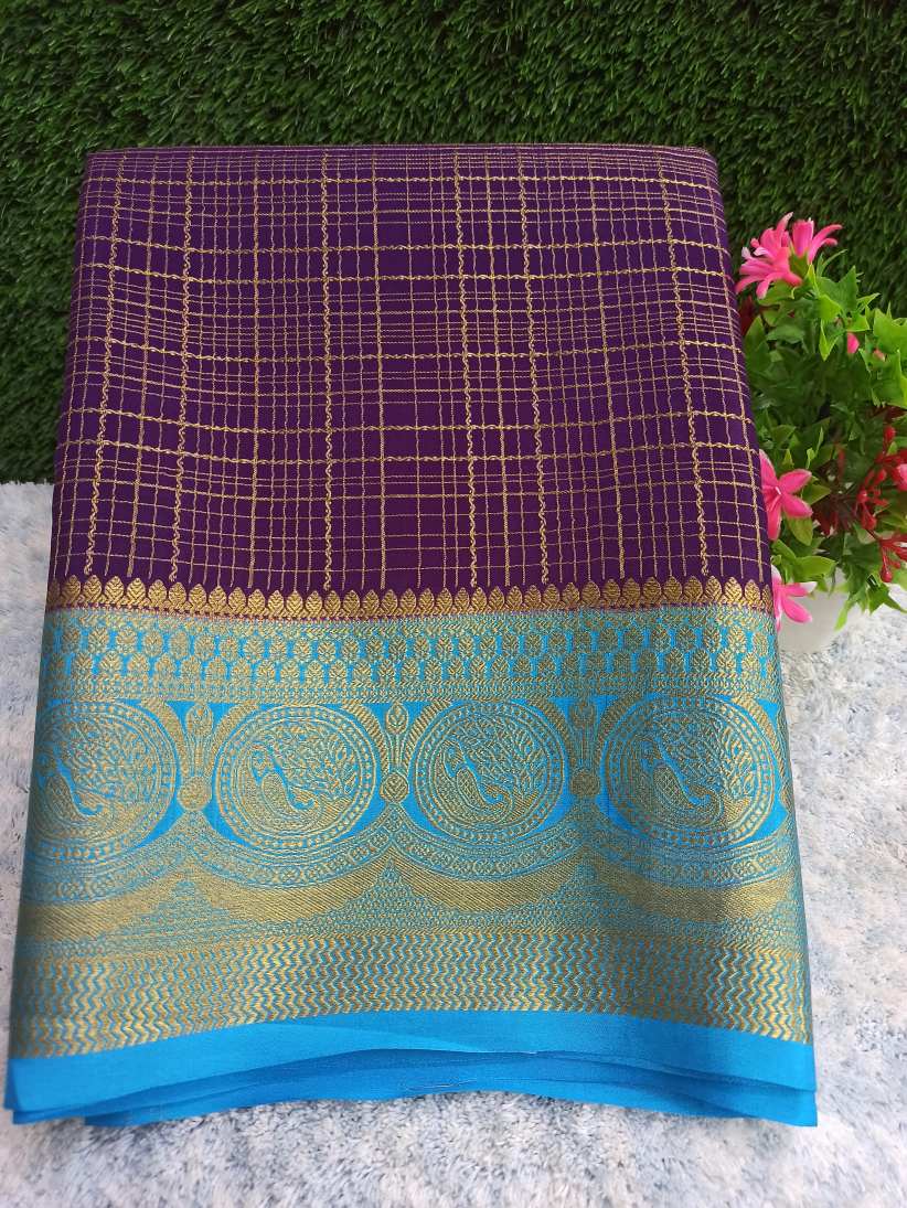 Pure Mysore Silk Saree.