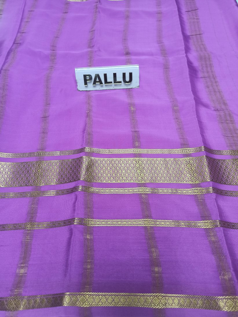 Pure Mysore Silk Saree.