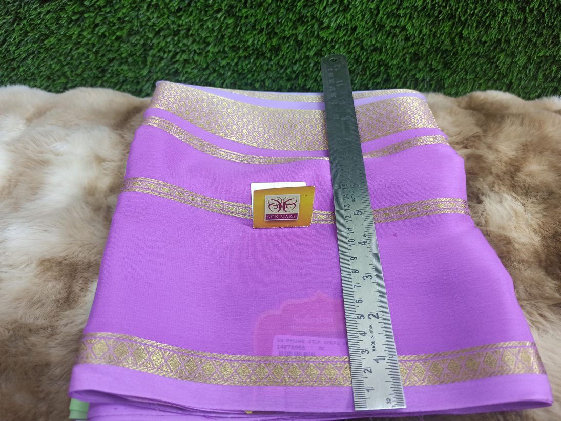 Pure Mysore Silk Saree.