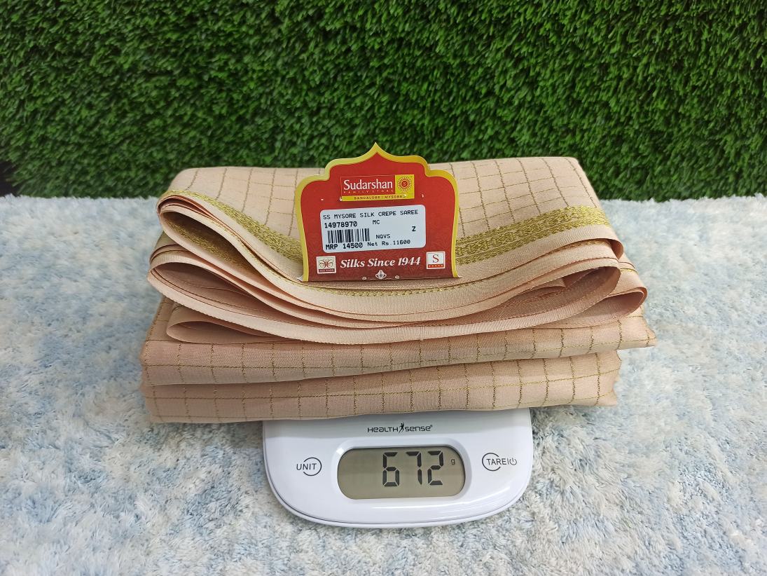 Pure Mysore Silk Saree.