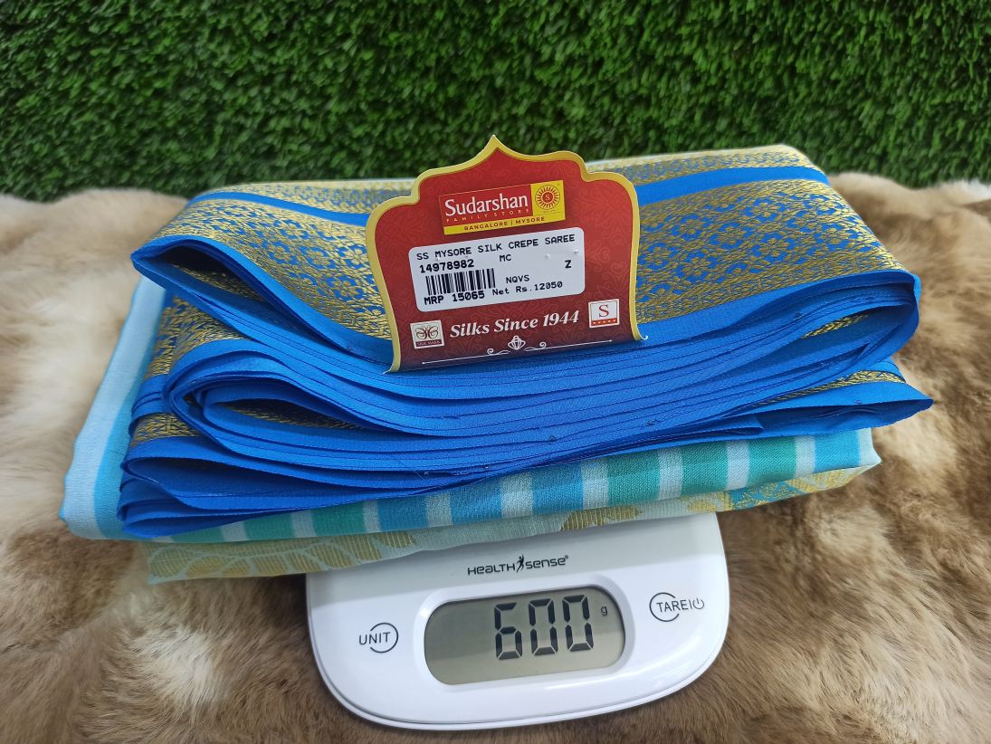 Pure Mysore Silk Saree.