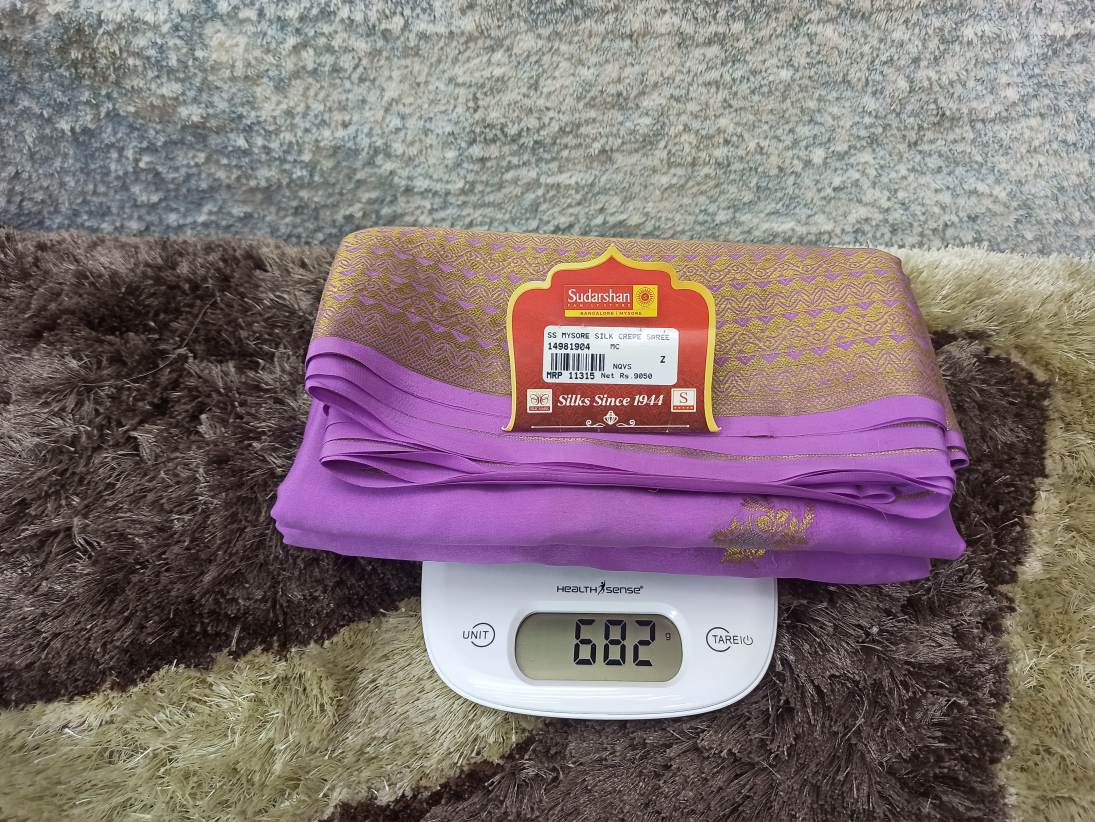 Pure Mysore Silk Saree