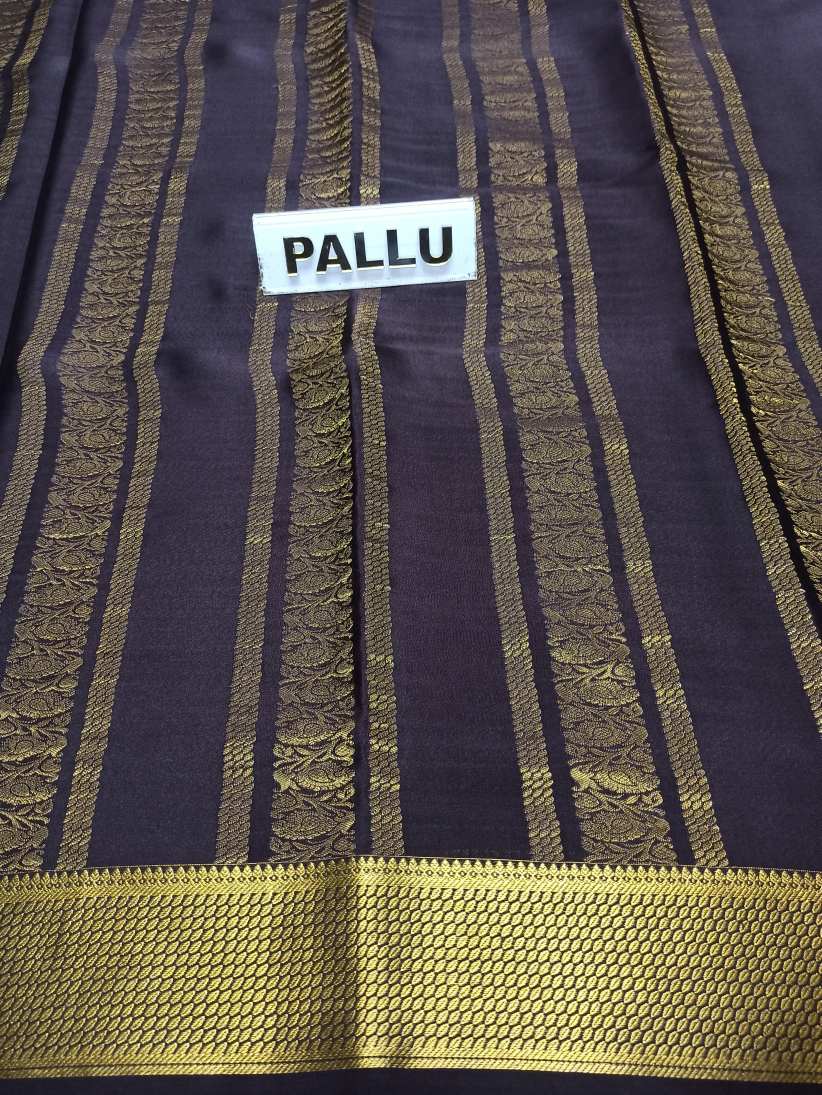 Pure Mysore Silk Saree.