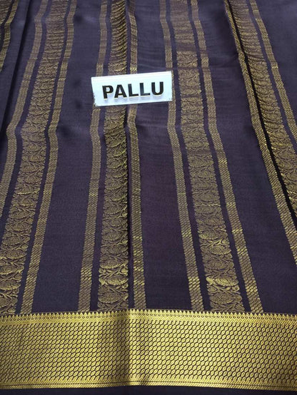 Pure Mysore Silk Saree.