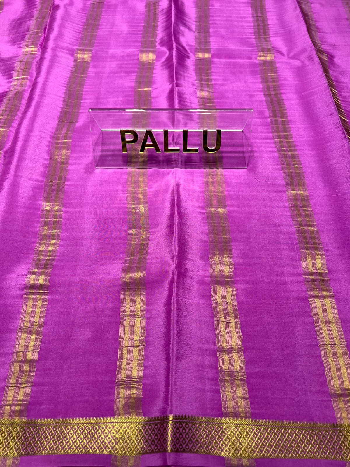 Pure Mysore Silk Saree.