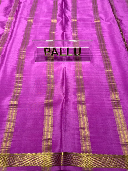 Pure Mysore Silk Saree.