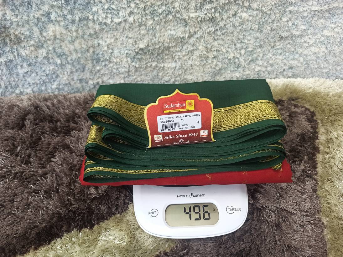 Pure Mysore Silk Saree.