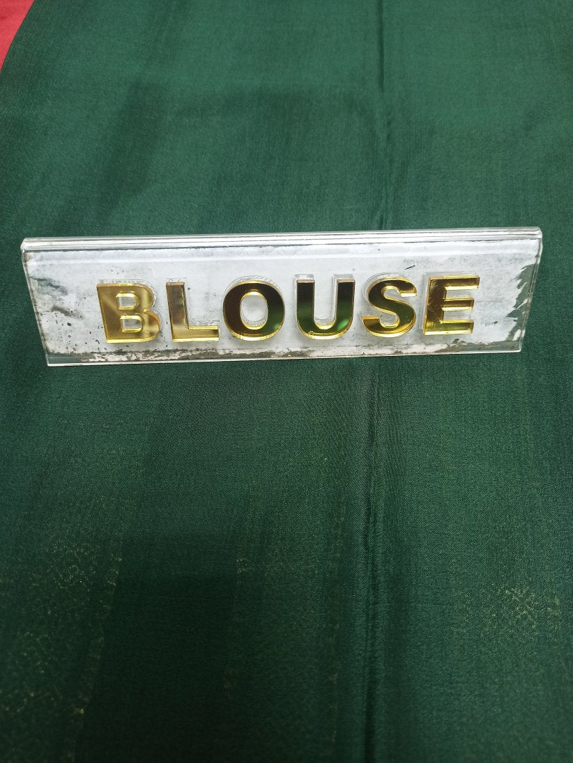 Pure Mysore Silk Saree.