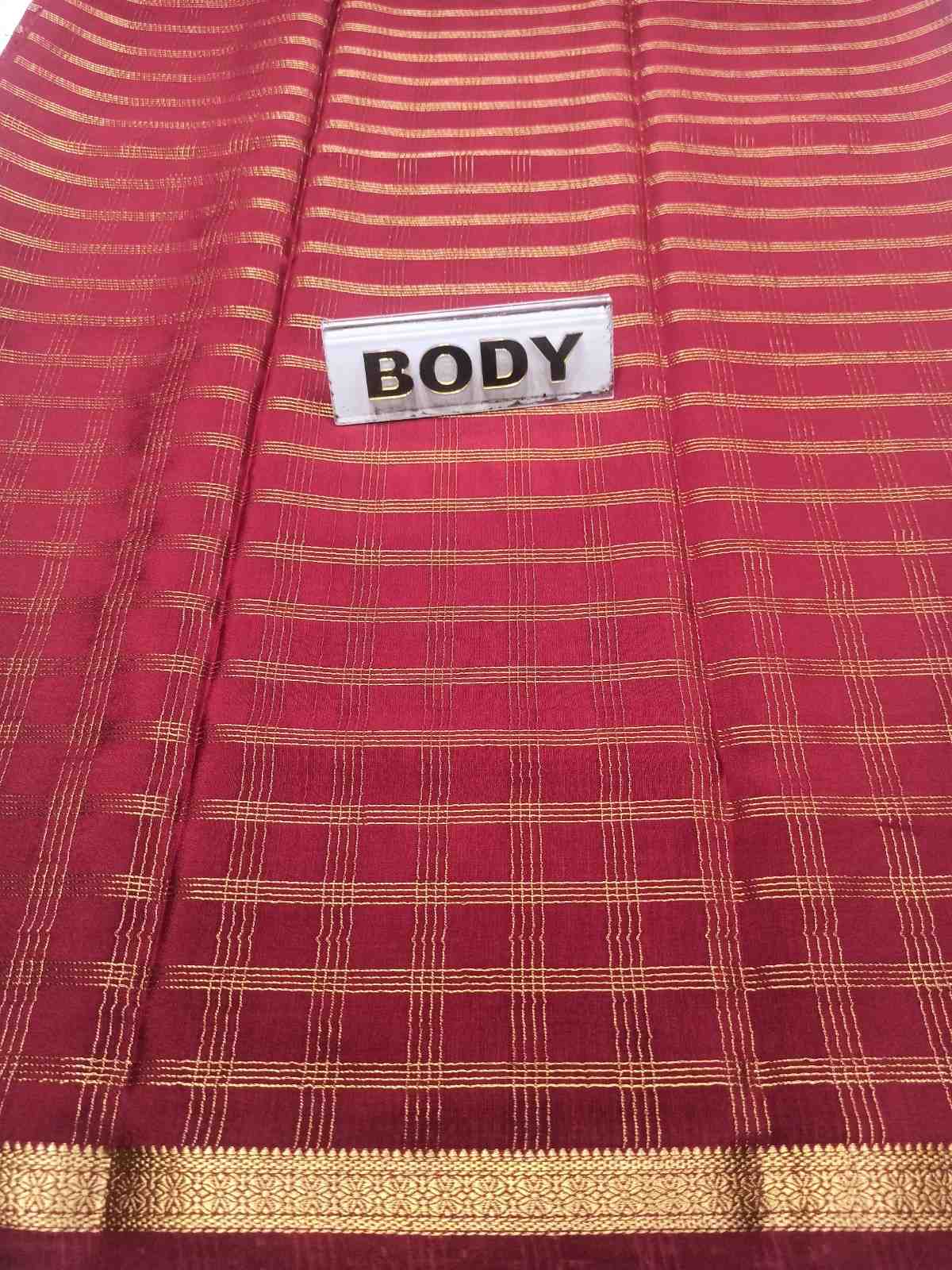 Pure Mysore Silk Saree.