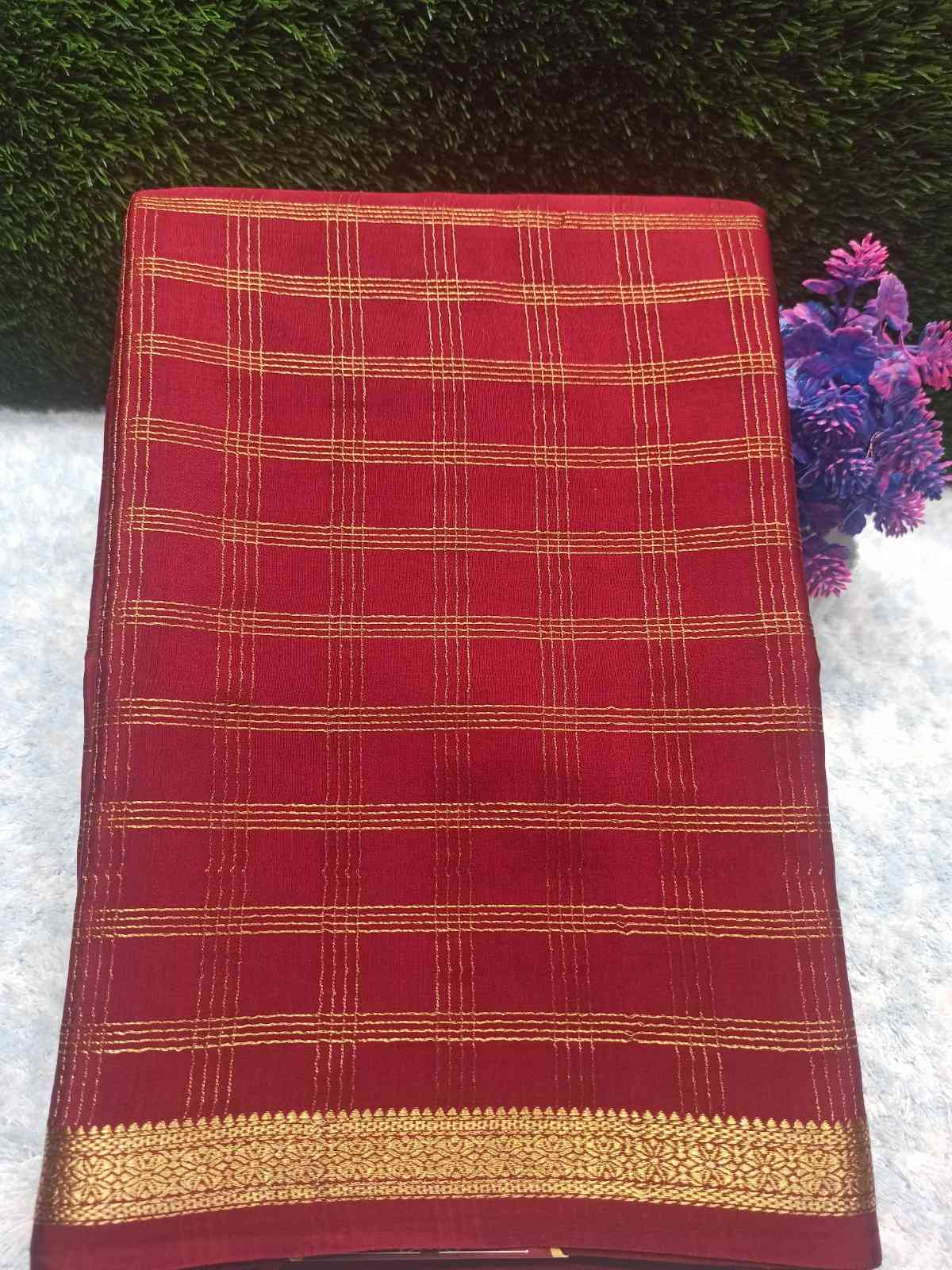 Pure Mysore Silk Saree.