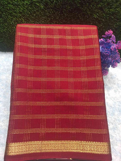 Pure Mysore Silk Saree.