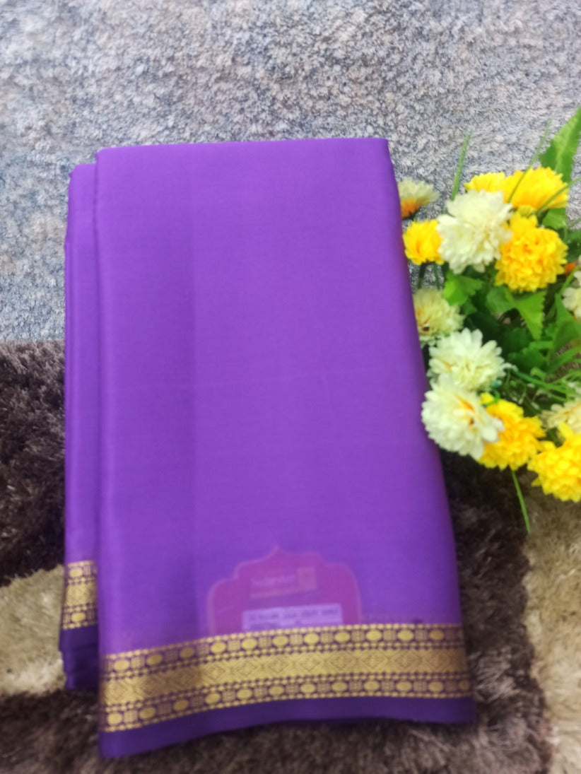 Pure Mysore Silk Saree( 60 Grams)