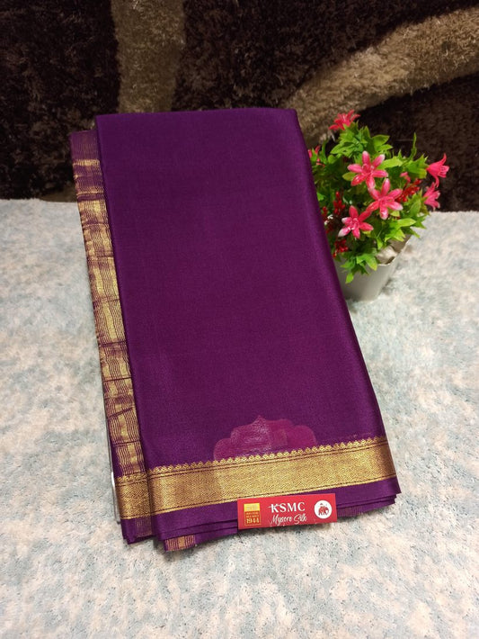 Pure Mysore Silk Saree (60 Grams )