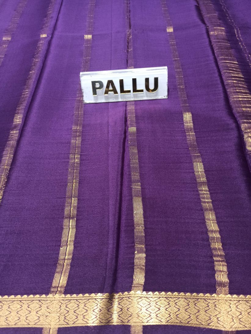 Pure Mysore Silk Saree (60 Grams )