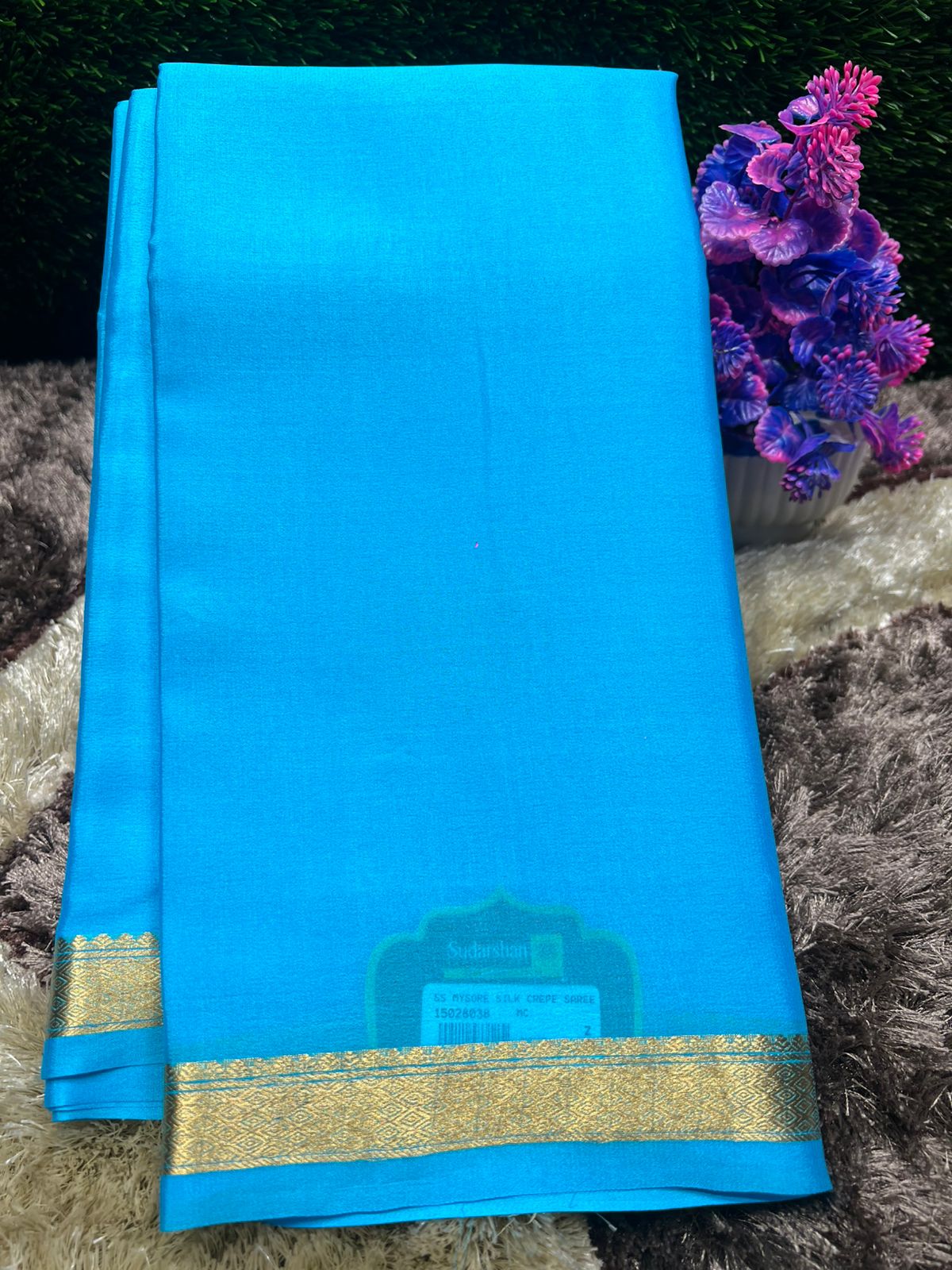Pure Mysore Silk Saree ( 60Grams )
