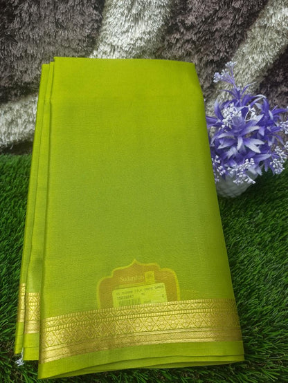 Pure Mysore Silk Saree (60 Grams )