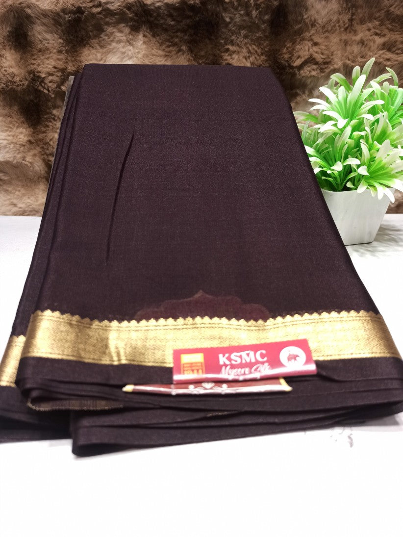 Pure Mysore Silk Saree (60 Grams )