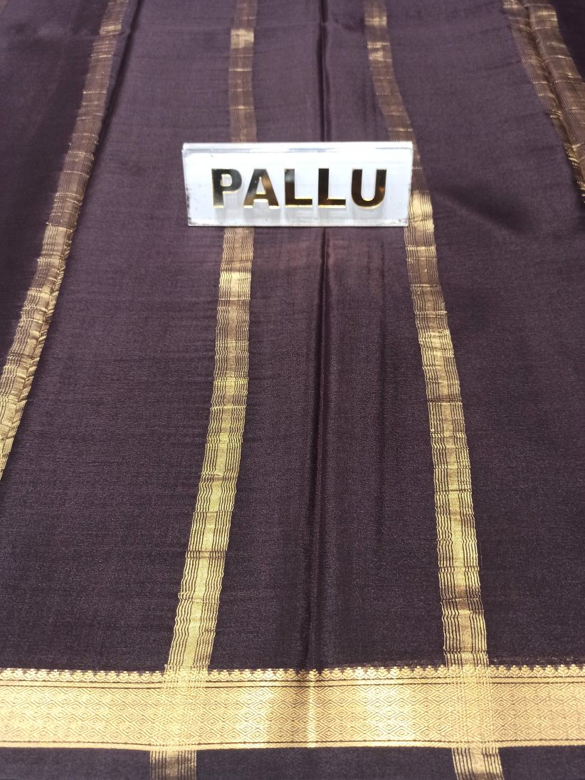 Pure Mysore Silk Saree (60 Grams )