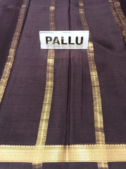 Pure Mysore Silk Saree (60 Grams )
