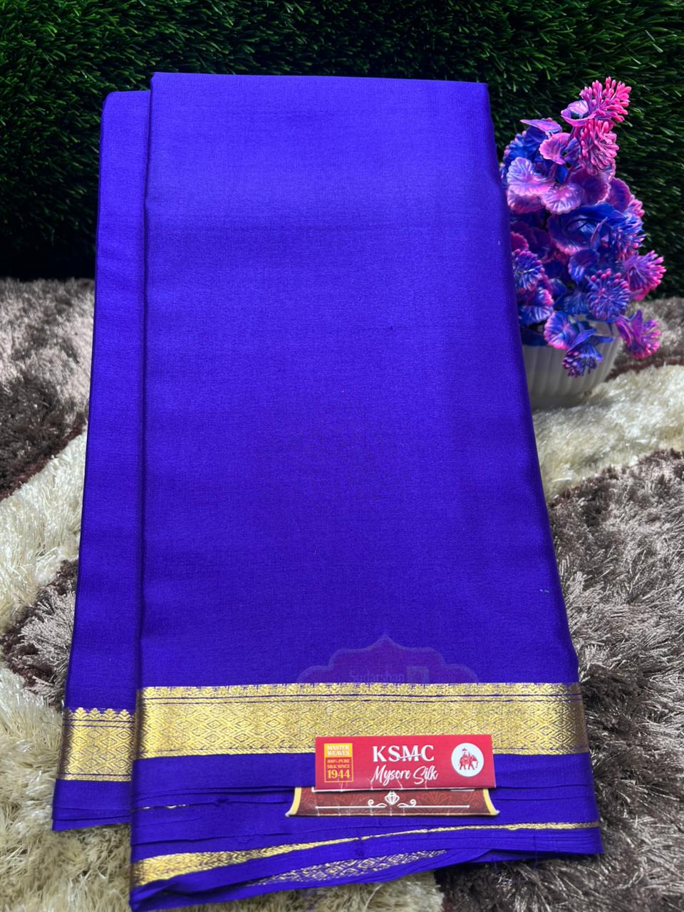 Pure Mysore Silk Saree ( 60Grams )