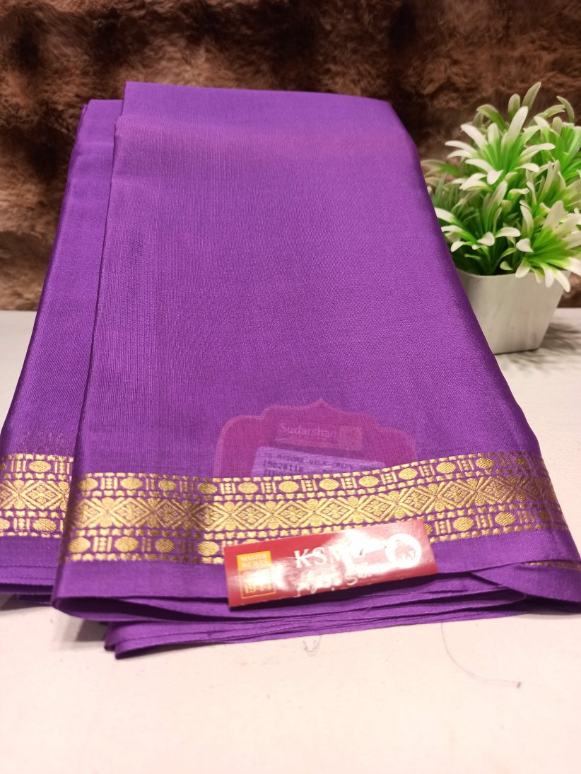 Pure Mysore Silk Saree (60 Grams )