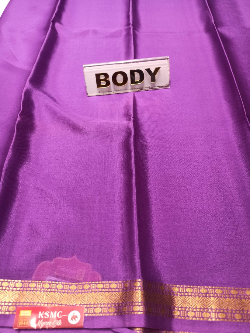 Pure Mysore Silk Saree (60 Grams )