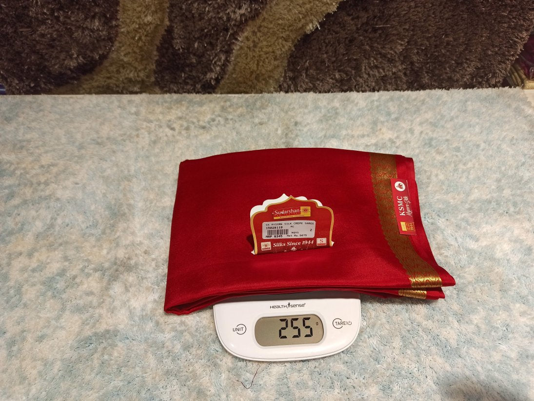 Pure Mysore Silk Saree (60 Grams )