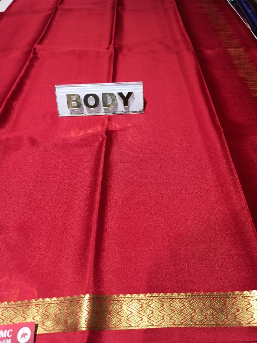 Pure Mysore Silk Saree (60 Grams )