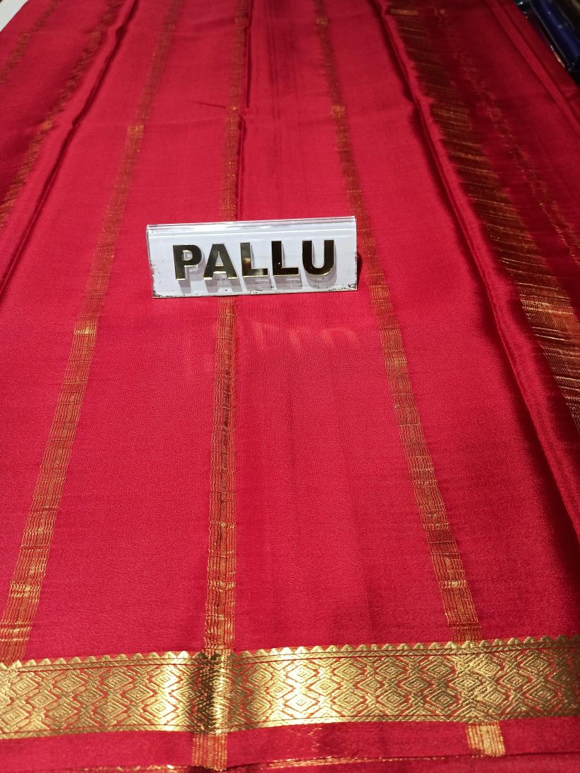 Pure Mysore Silk Saree (60 Grams )