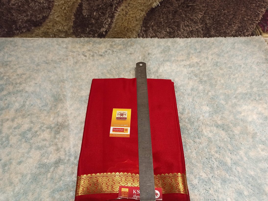 Pure Mysore Silk Saree (60 Grams )