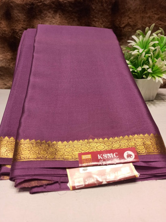 Pure Mysore Silk Saree (60 Grams )
