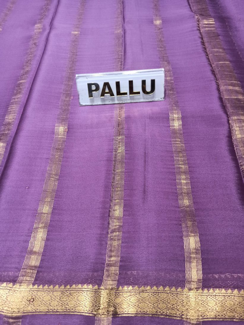 Pure Mysore Silk Saree (60 Grams )