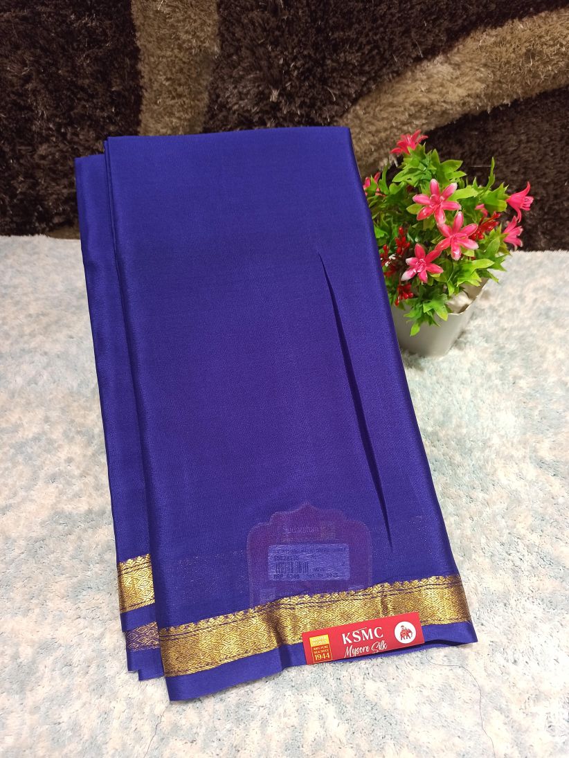 Pure Mysore Silk Saree (60 Grams )