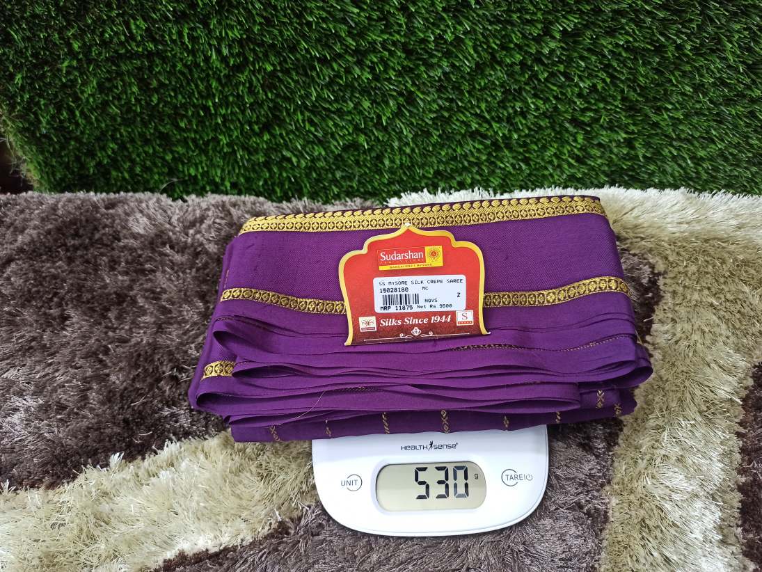 Pure Mysore Silk Saree.