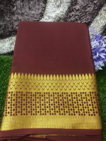 Pure Mysore Silk Saree.