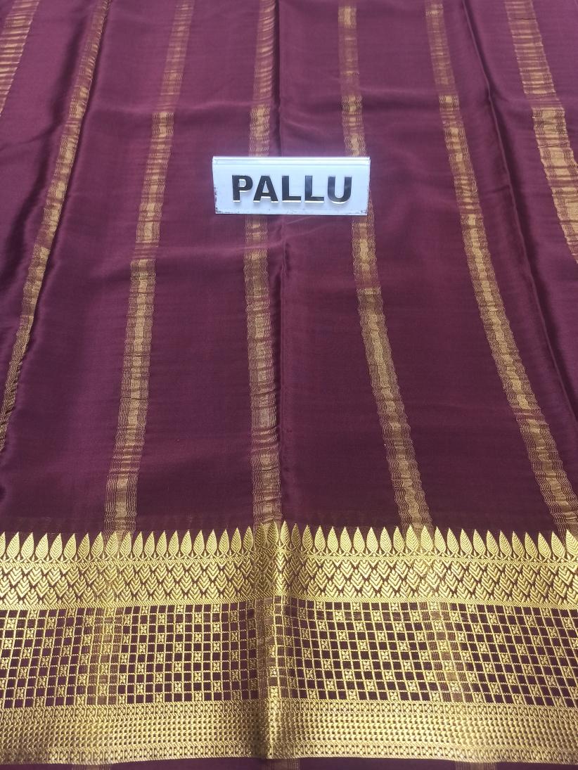 Pure Mysore Silk Saree.