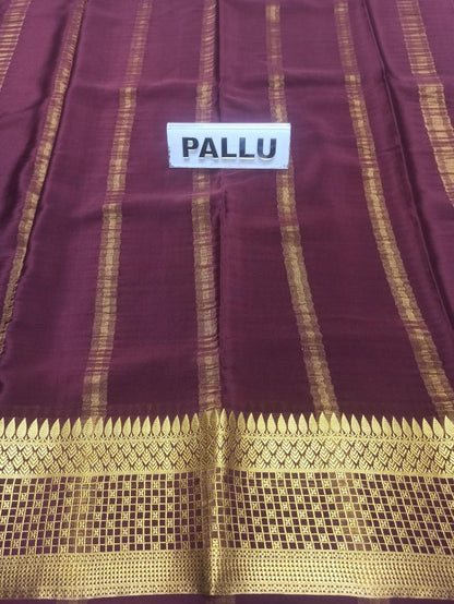 Pure Mysore Silk Saree.