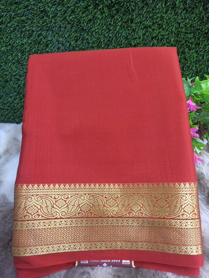 Pure Mysore Silk Saree.