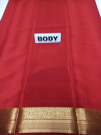 Pure Mysore Silk Saree.