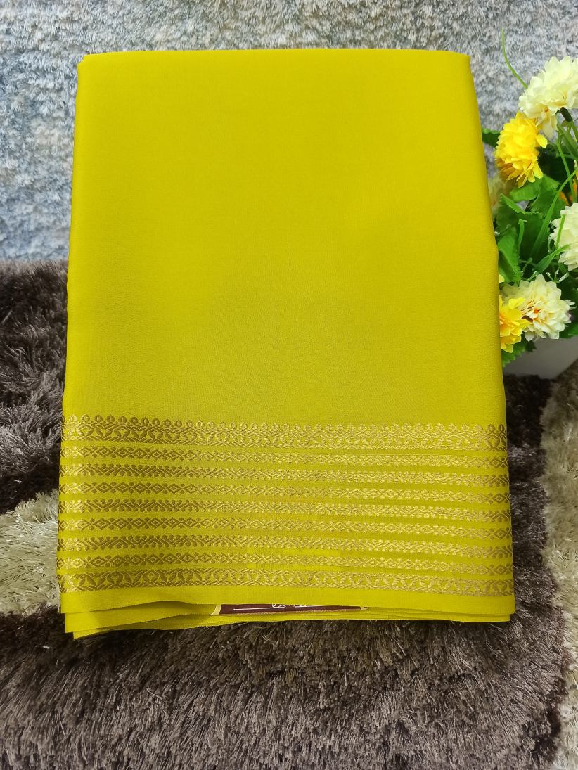 Pure Mysore Silk Saree.