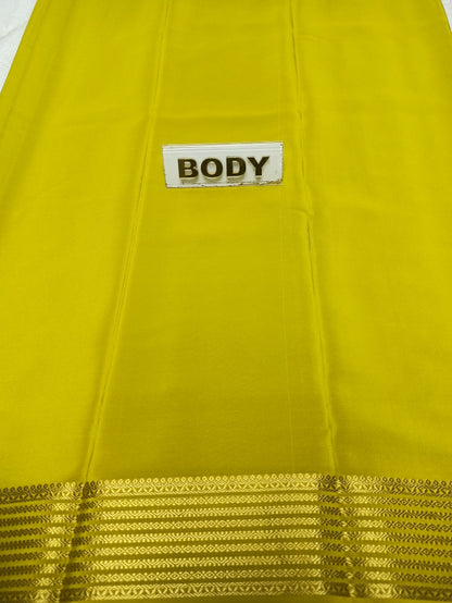 Pure Mysore Silk Saree.