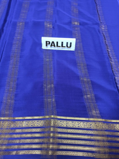 Pure Mysore Silk Saree.