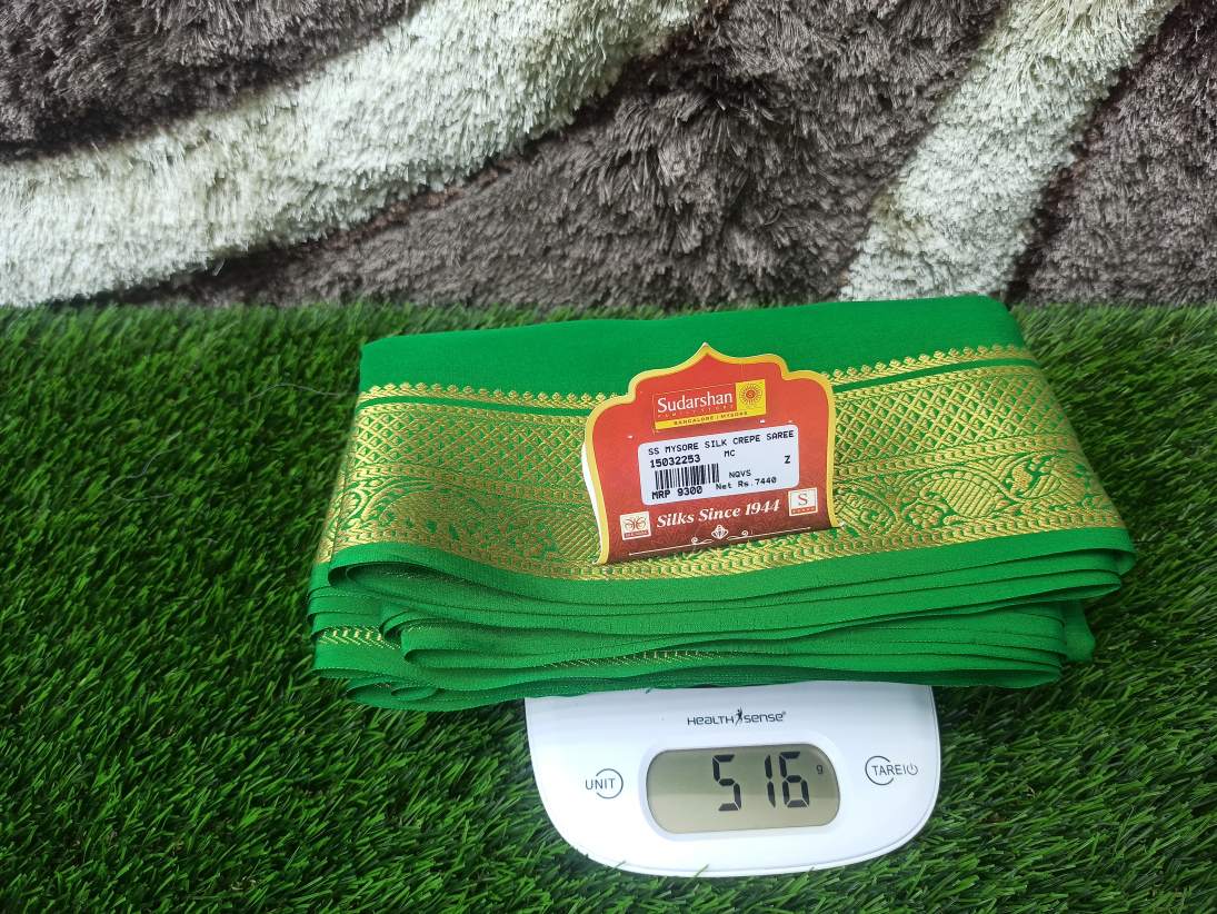 Pure Mysore Silk Saree.