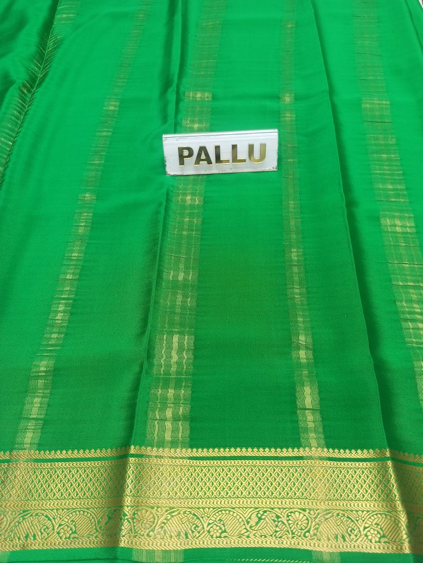 Pure Mysore Silk Saree.