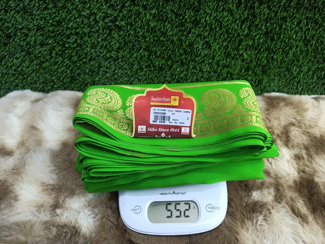 Pure Mysore Silk Saree.