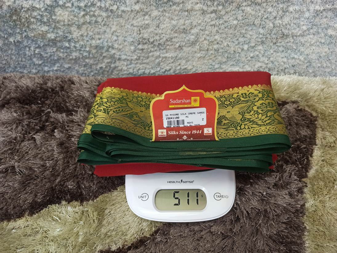 Pure Mysore Silk Saree