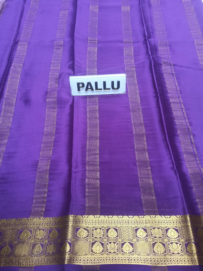 Pure Mysore Silk Saree.