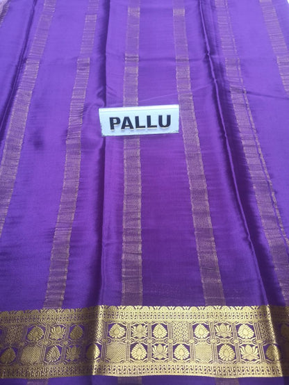 Pure Mysore Silk Saree.